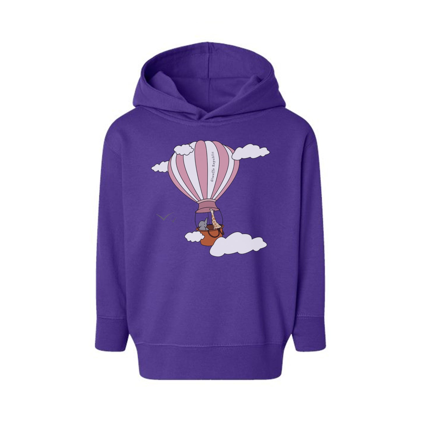 Kid's Fleece Hoodie - Voyage print