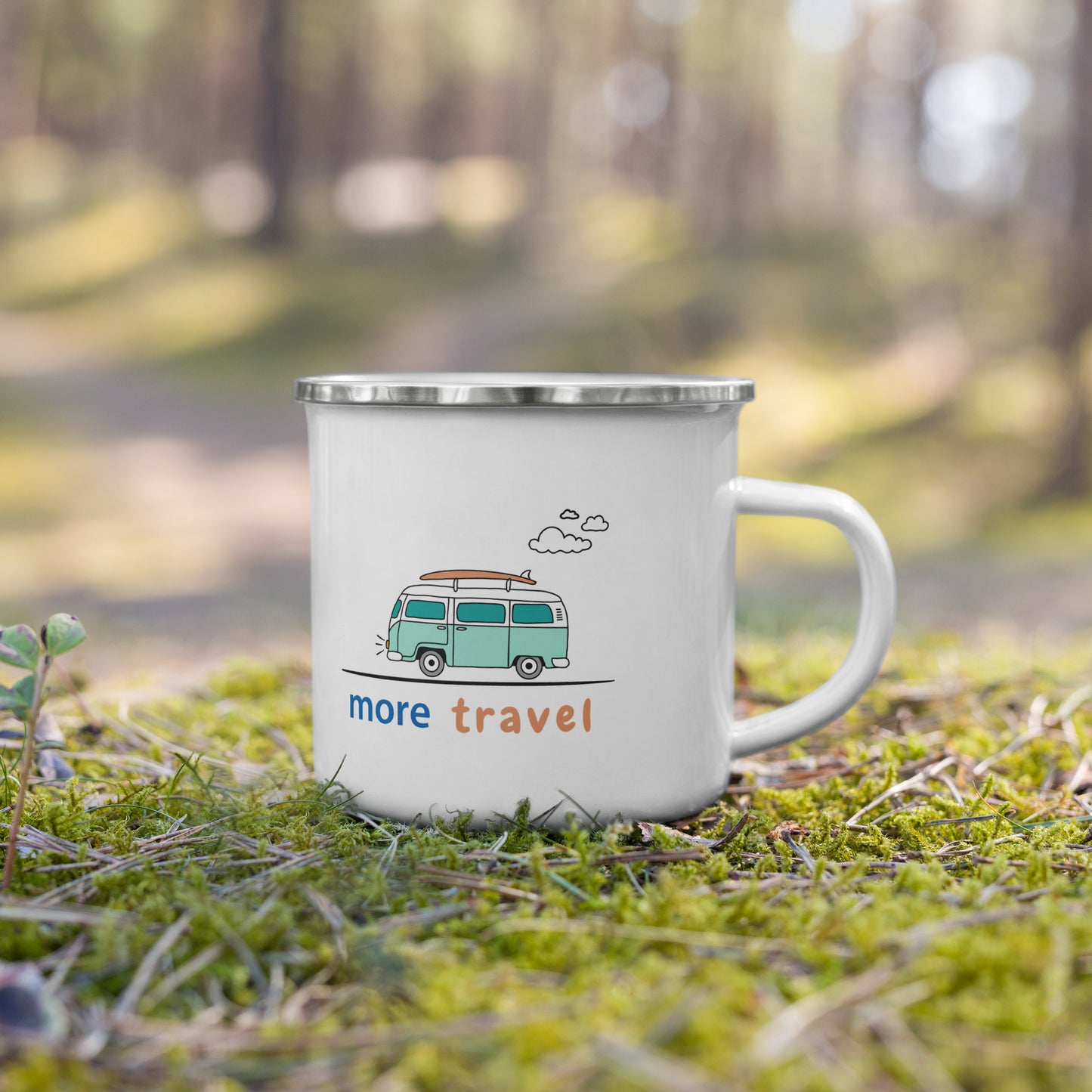 Enamel Mug - More Travel