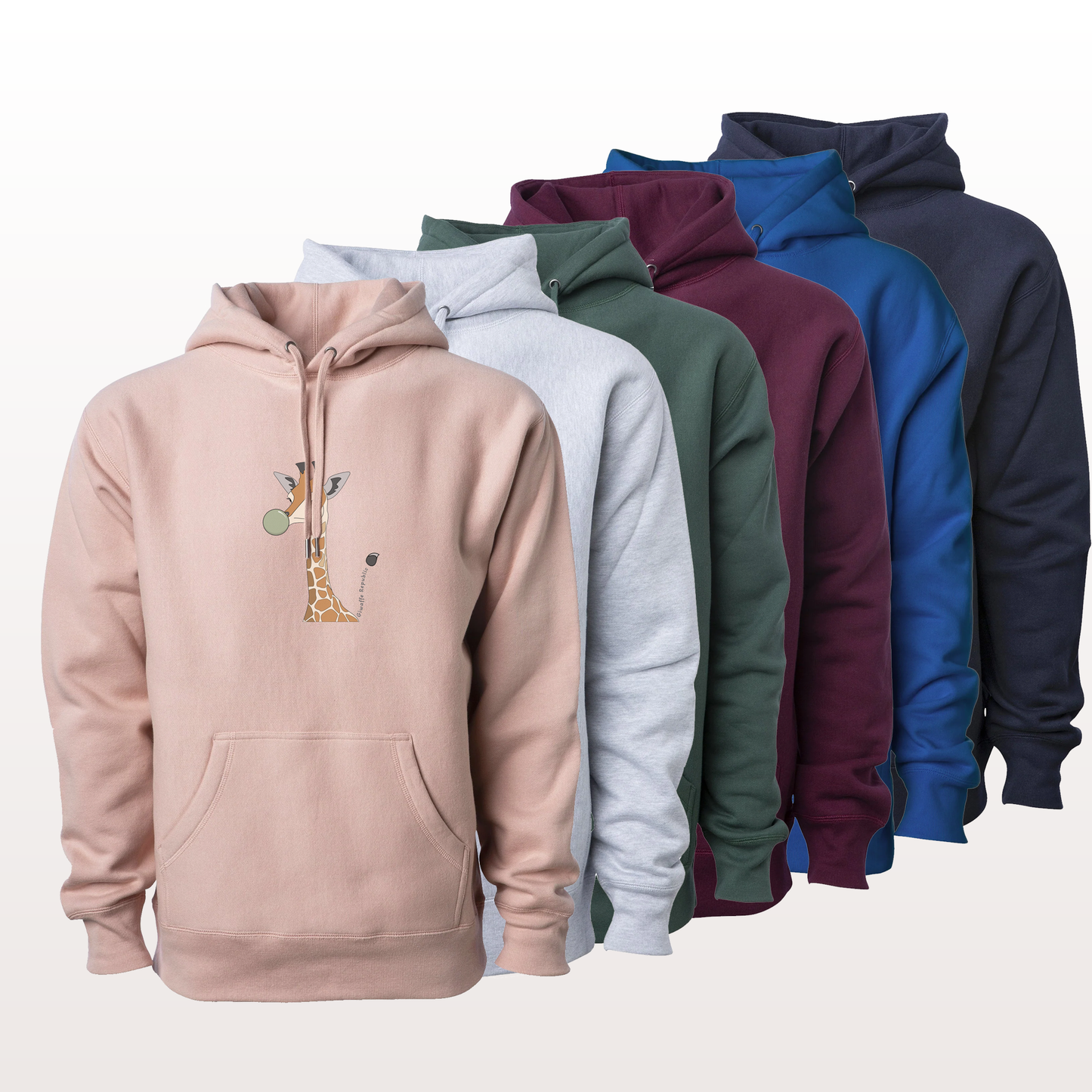 Premium Cross Grain Hoodie in Bubblegum