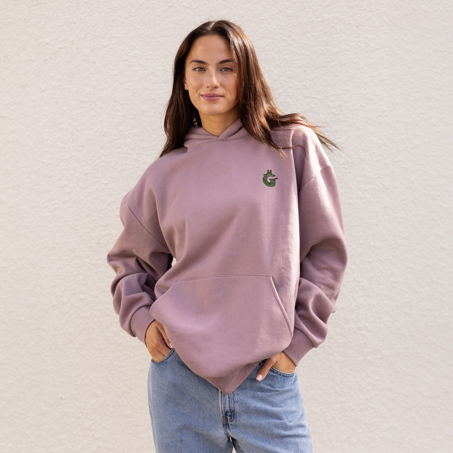 Avenue Hooded Sweatshirt in Pastels - Giwaffe