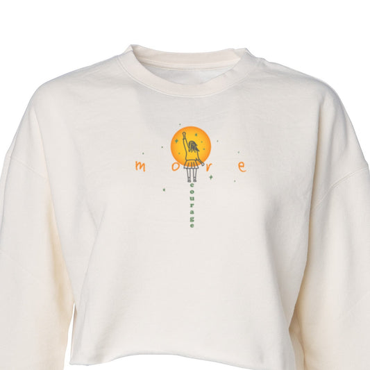 Cali Lightweight Cropped Crew - More Courage