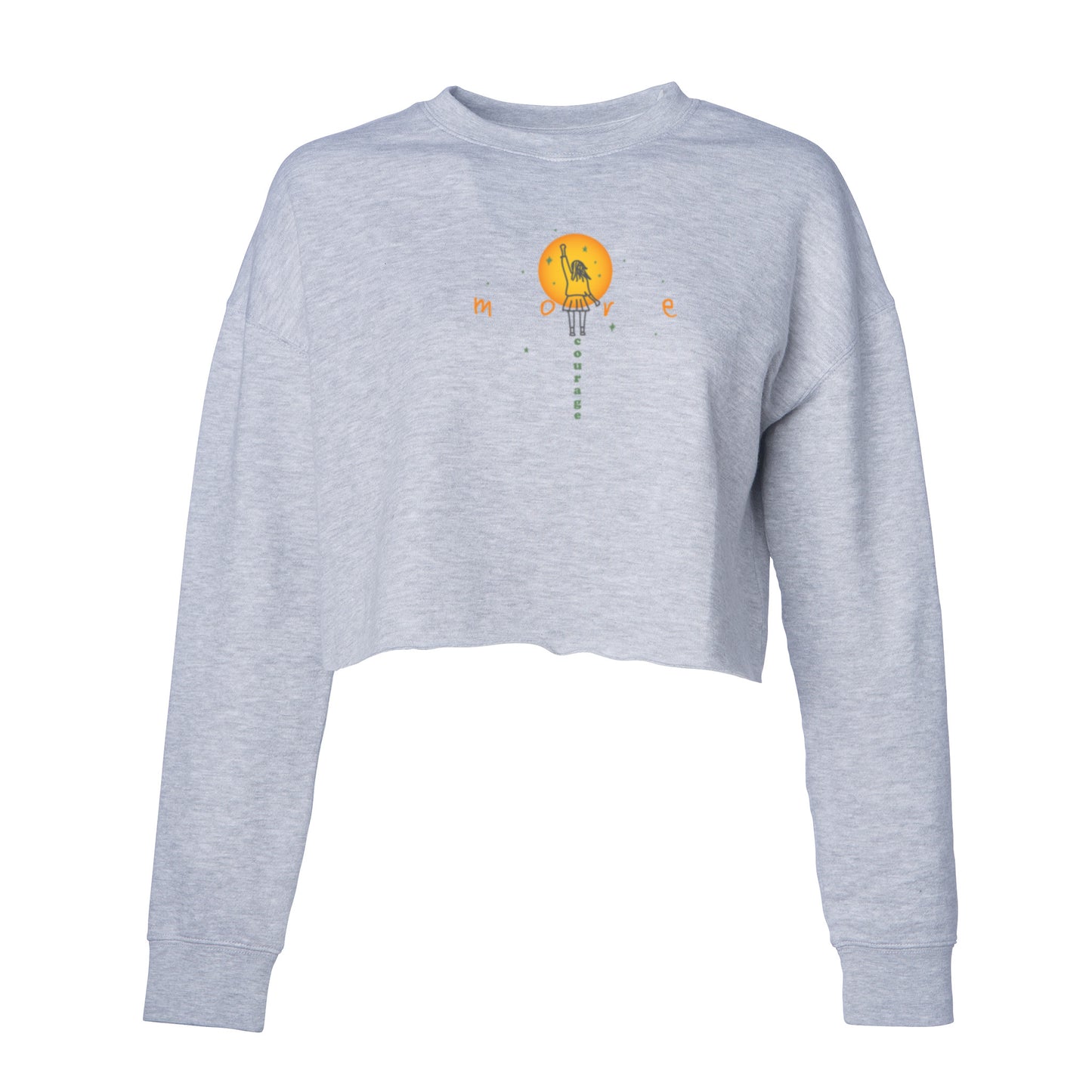 Cali Lightweight Cropped Crew - More Courage