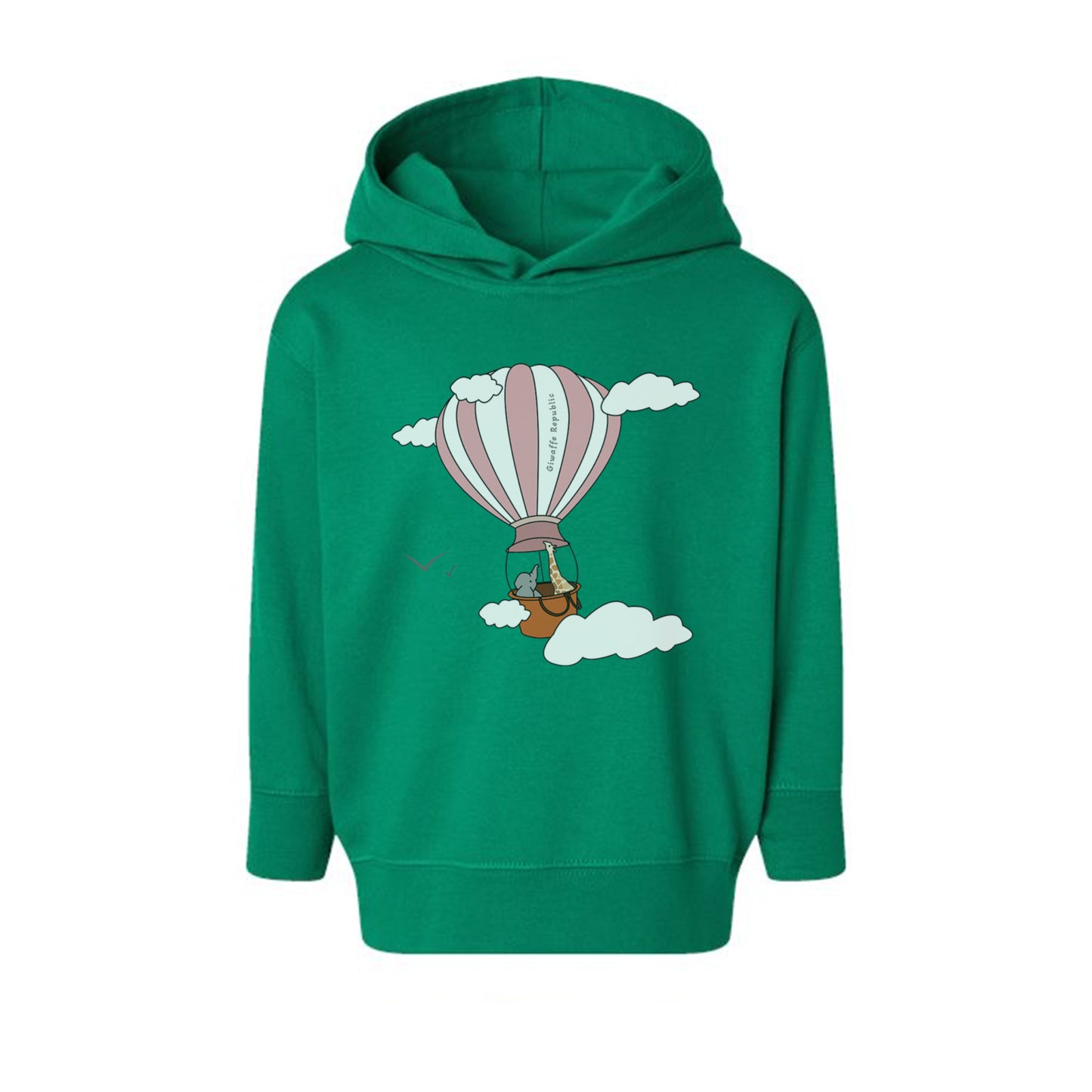 Kid's Fleece Hoodie - Voyage print