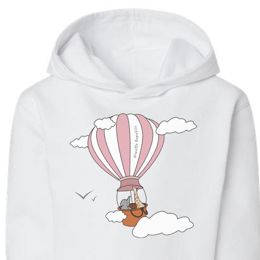 Kid's Fleece Hoodie - Voyage print