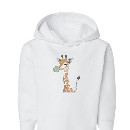 Kids Fleece Hoodie - Bubblegum print