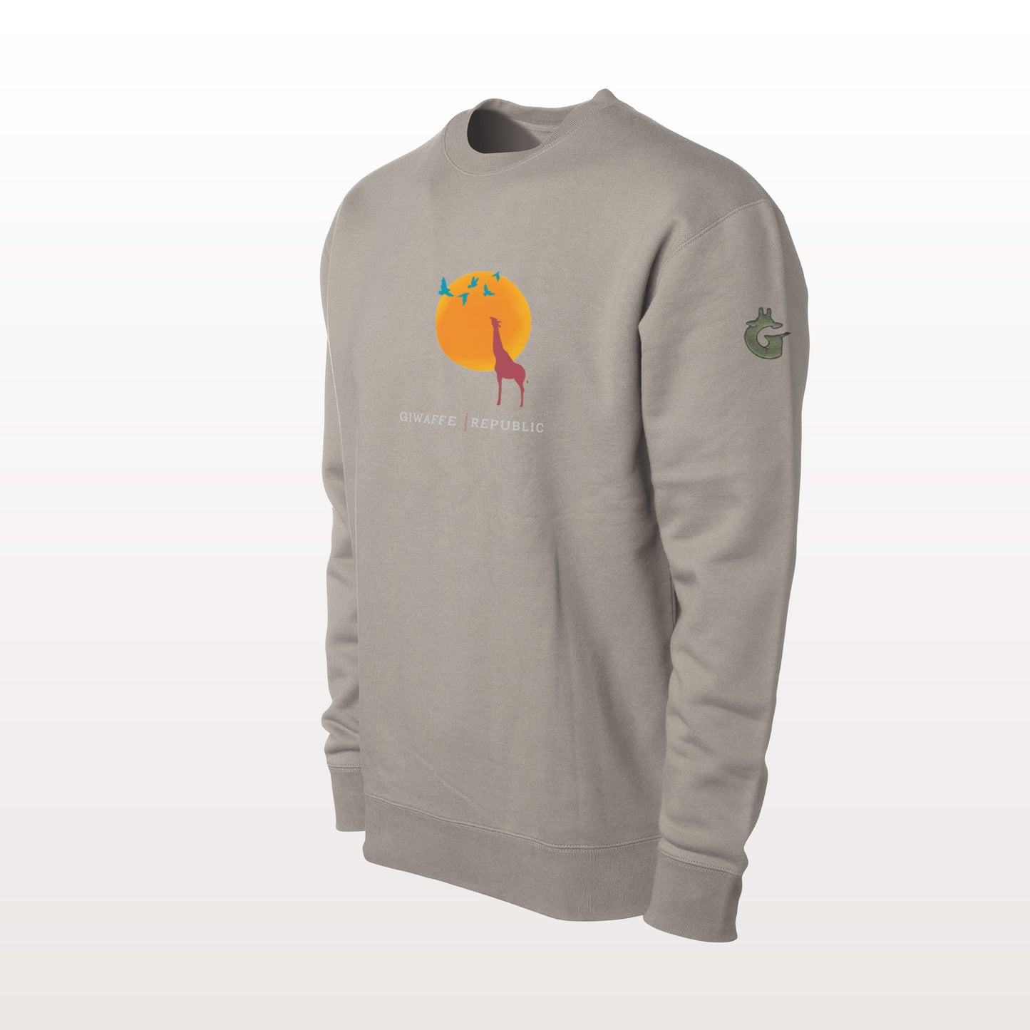 Luxe Sweatshirt - Sunrise & birds