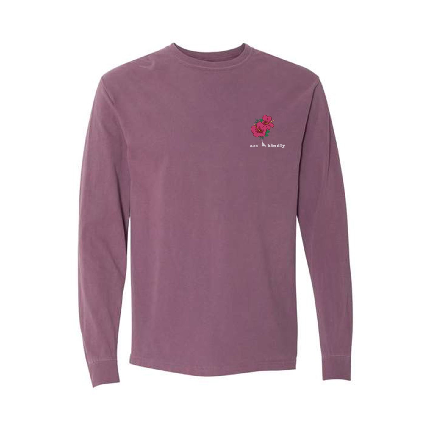 Pigment Dyed Heavyweight Long Sleeve Tee - Act Kindly