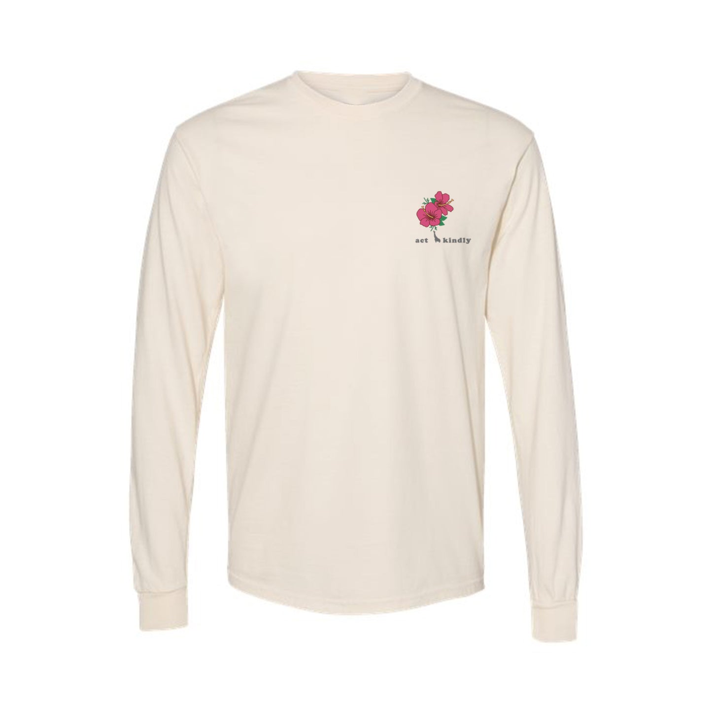 Pigment Dyed Heavyweight Long Sleeve Tee - Act Kindly