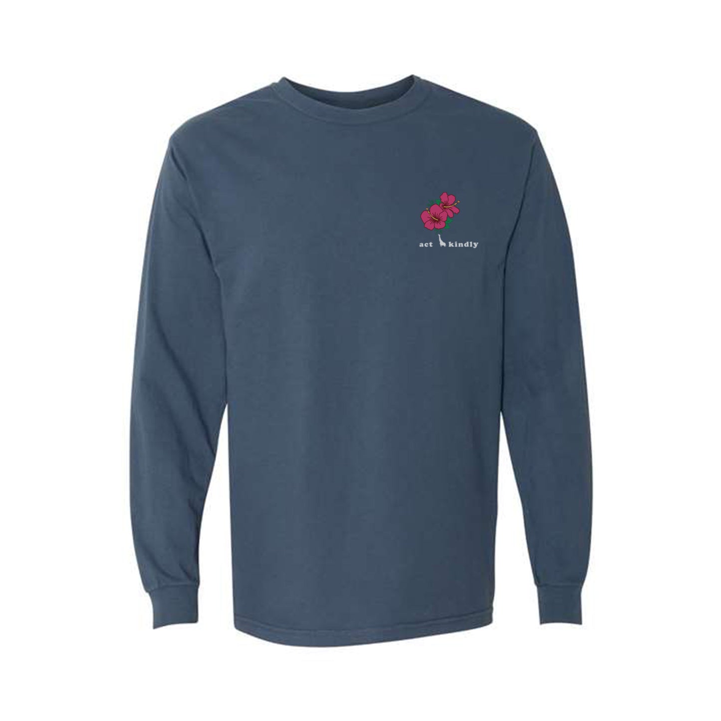 Pigment Dyed Heavyweight Long Sleeve Tee - Act Kindly