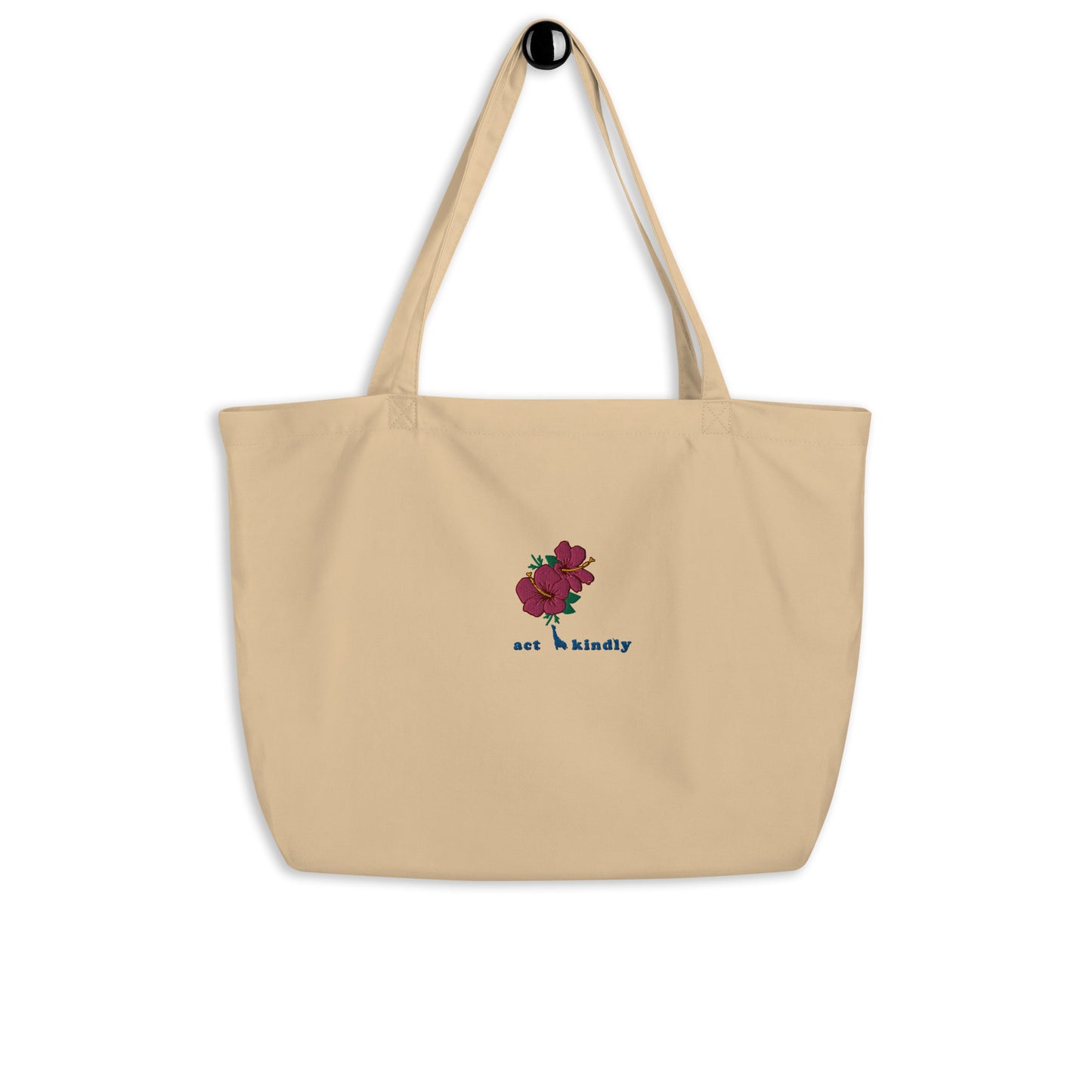 Large organic tote bag