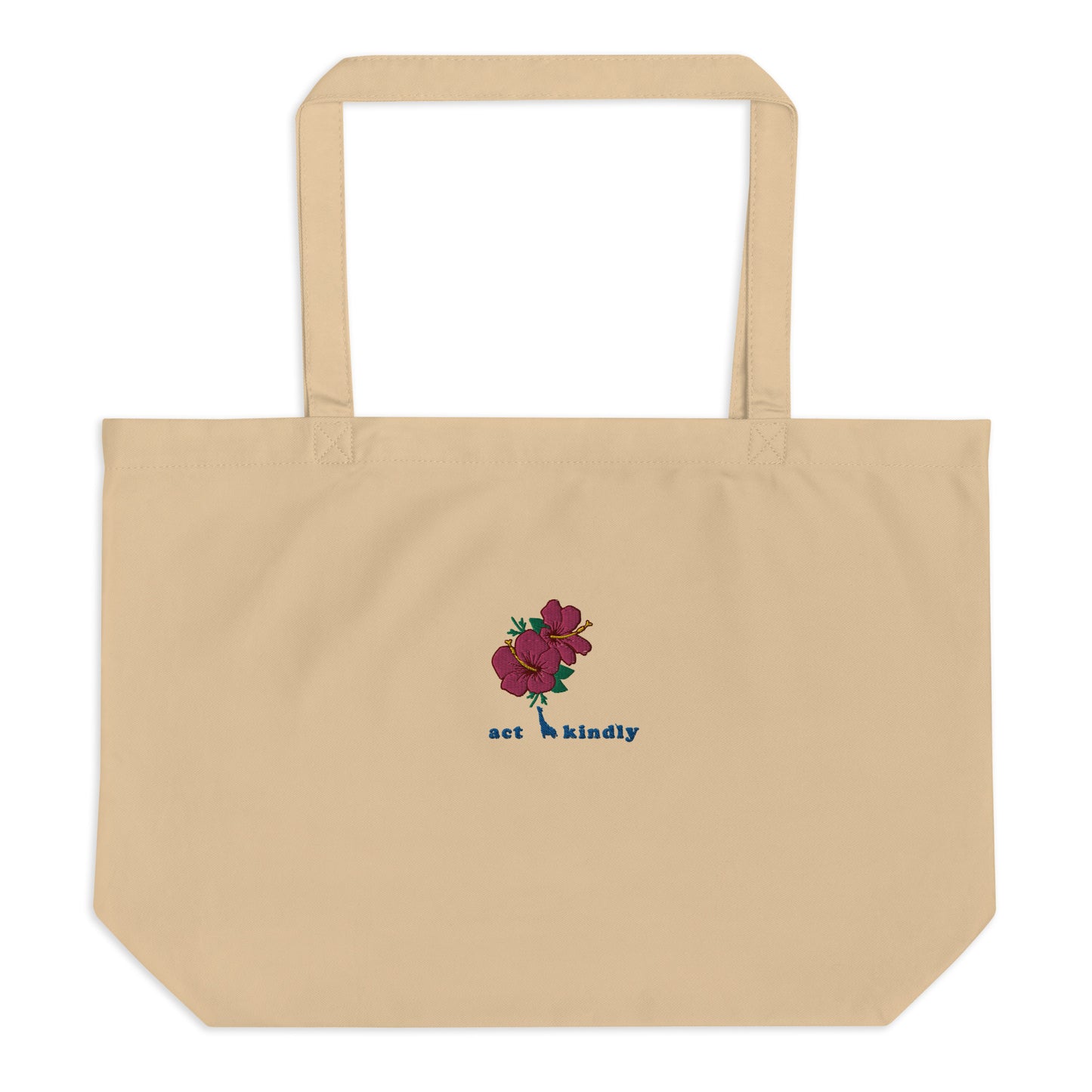 Large organic tote bag