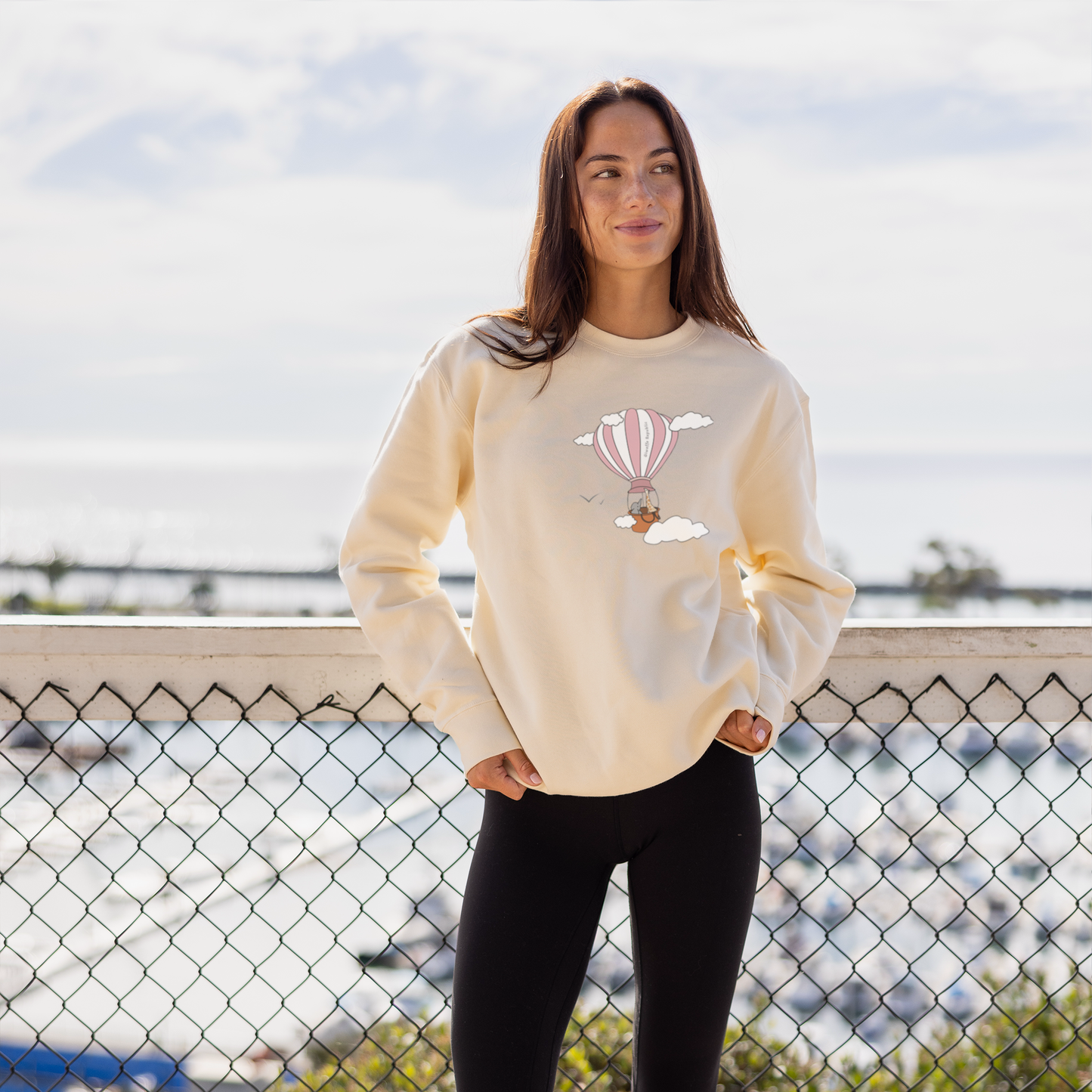 Luxe sweatshirt in Voyage