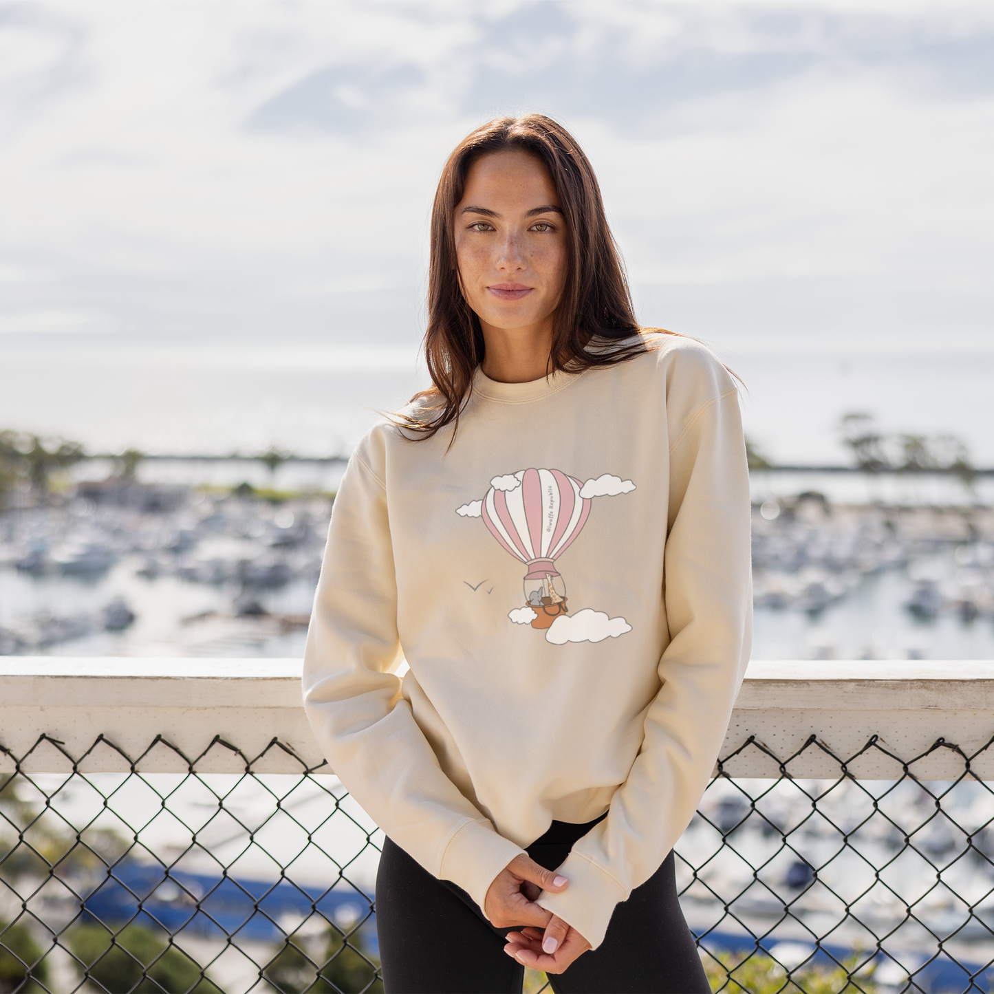 Luxe sweatshirt in Voyage