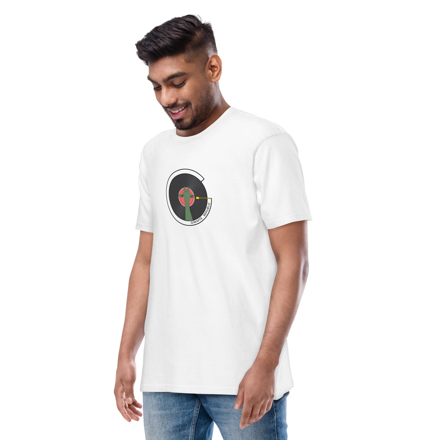 Men’s Premium Heavyweight Tee - LP Record print