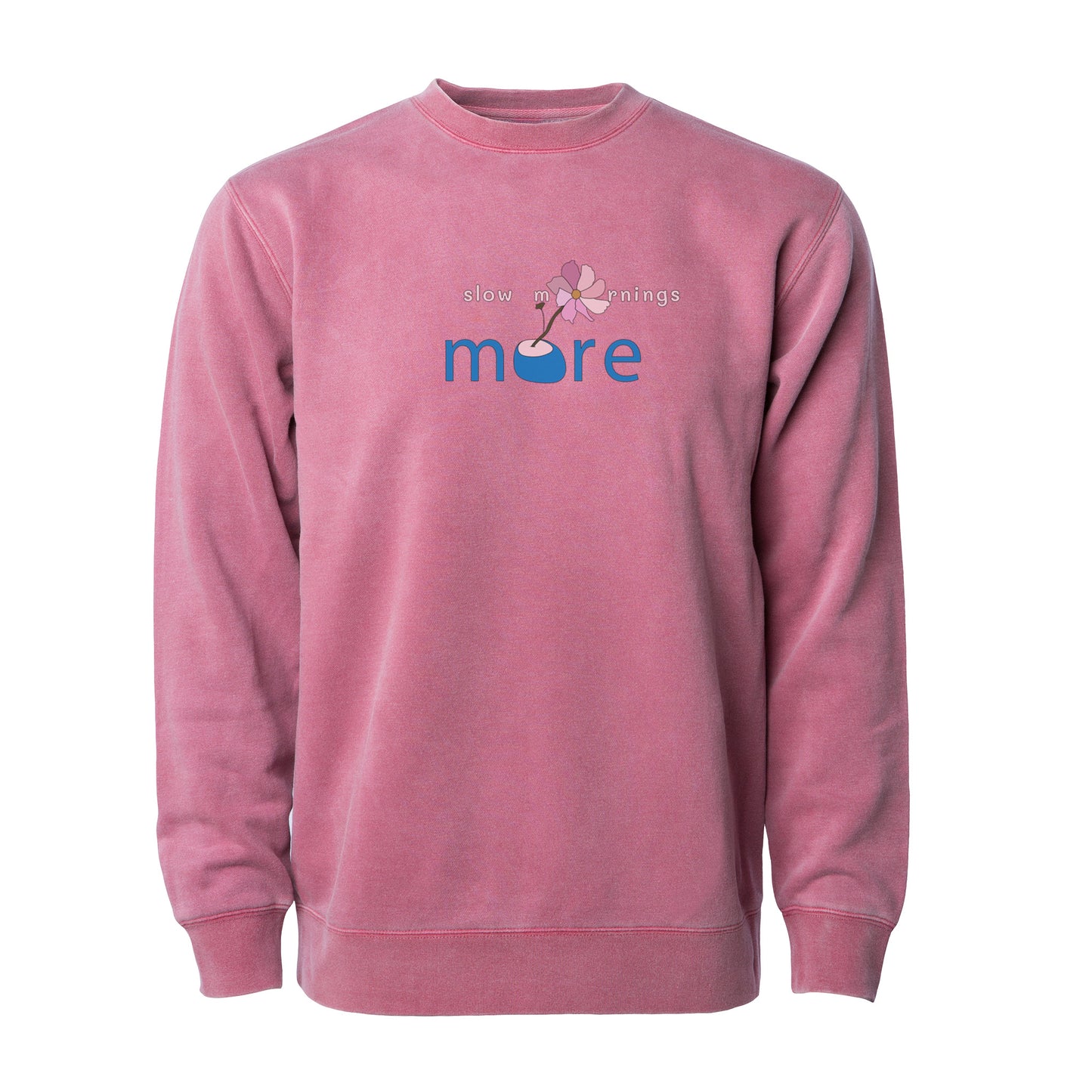 Pigment Dyed Crew Neck - more Slow Mornings !