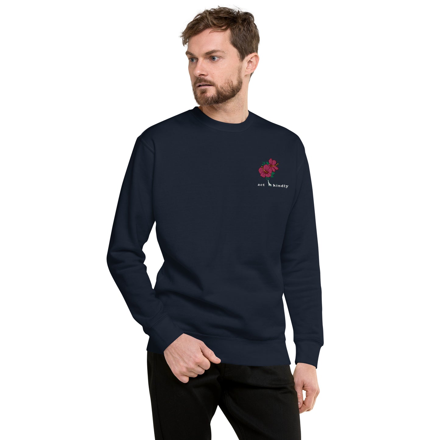 Comfort Sweatshirt - Act Kindly Embroidery