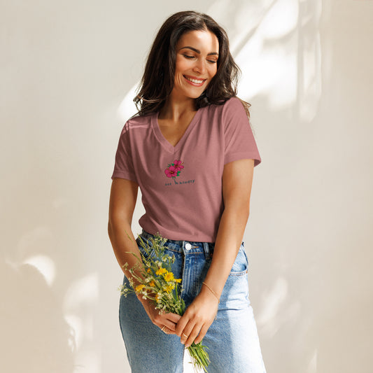 Women’s Relaxed V-neck Tee