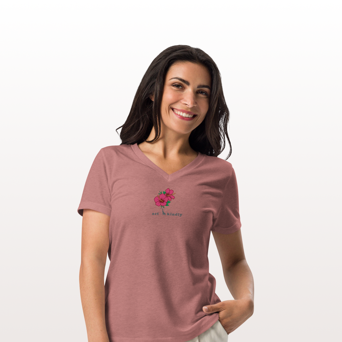 Women’s Relaxed V-neck Tee